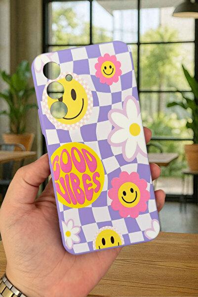 Vip Case Samsung Galaxy A54 Uyumlu Good Vibes Silikon Darbe Emici Klasik Koru...