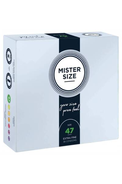 Mister Size Prezervative 47 mm 36 bucăți