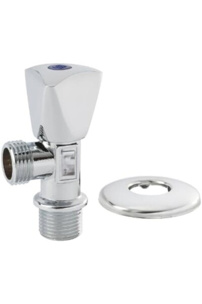 Generic AL ARQAM Angle Valve –Chrome Plated Brass Durable Finish, Leak-Proof, Bathroom Fitting, Model ST-023
