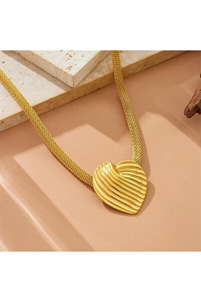 Pursehuit Χρυσό κολιέ, κατασκευασμένο από ανοξείδωτο ατσάλι, φυσητό με χρυσό ...