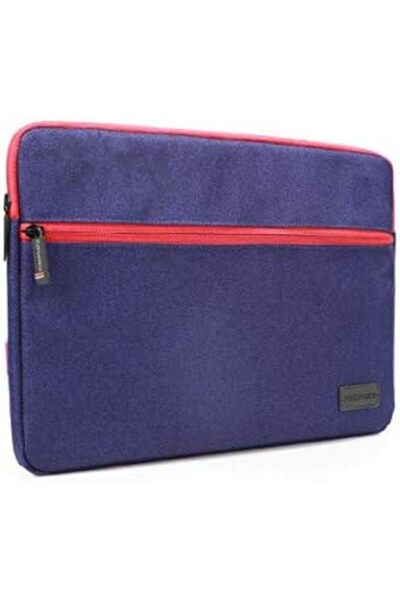 Promate Water-Resistant Laptop Sleeve, Portable Multi-Pocket 11 Inch Fabric Laptop Case Cover with S