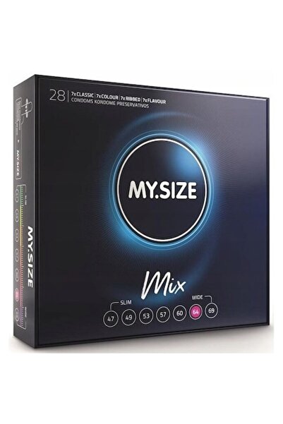 MY.SIZE Set condoms MY.SIZE, 28 pieces, 4 variants, 64 mm, , odorless, vegan