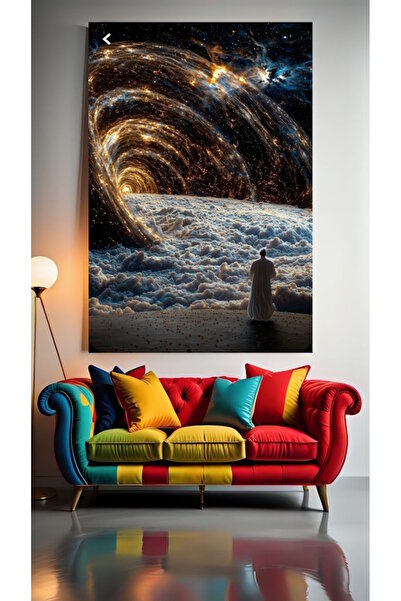 özkacar UTOPIJSKE PLANETE V11 Kućni Zid Salon Kozmetički Salon Kancelarija Pr...
