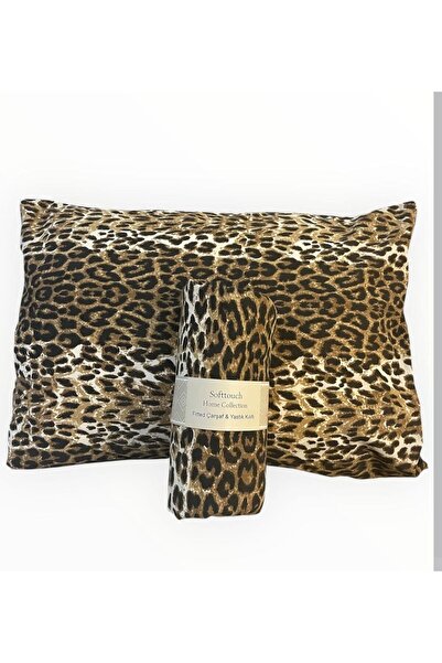 Home Trend Cotton Single Leopard Bed Sheet Set