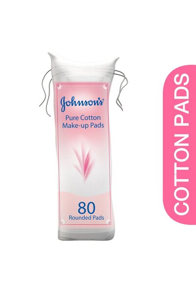 Johnson & Johnson مناديل جونسون القطنية النقية 80 قطعة