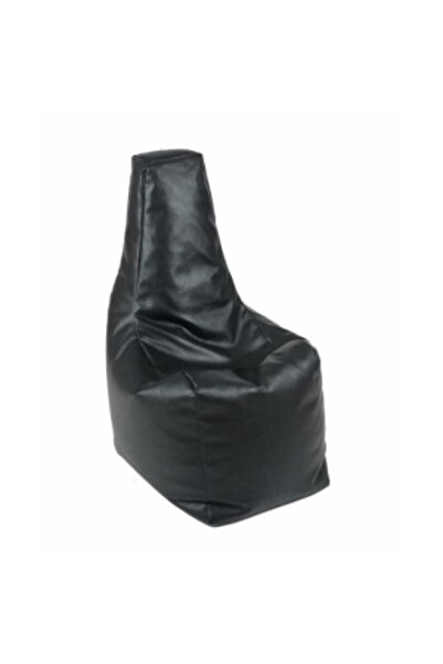 Pufrelax Fotoliu tip Scaun Sunlounger, Material Piele ecologica - Back 2 Black