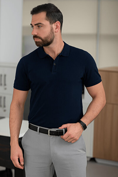 BloominBag Bloombelt Cosmic Black Genuine Leather Men's Belt-120Cm