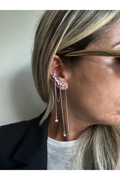 Rossetto Atelier Imported Silver Shiva Earrings&Earcuff