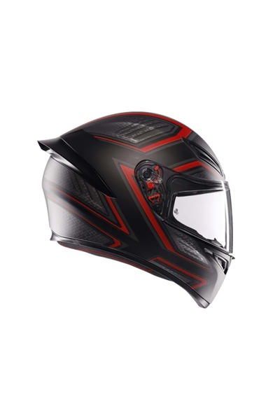 AGV K1 S Sling Matt Black Red Kapalı Kask