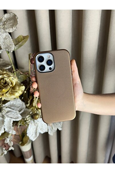 DGN İphone 16 Pro Max Uyumlu Elmas Dokulu Kamera Koruyucu Lens Hediyeli Magsaf Uyumlu Deri Telefon Kılıf