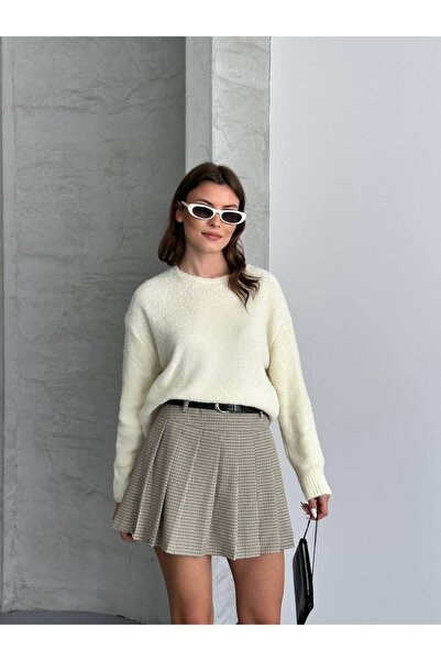 Bella Breeze سترة نسائية قصيرة من القماش الفاخر من التريكو الأساسي