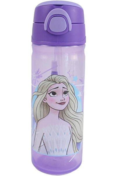 Disney Frozen Water Bottle 600ML with Lock – Purple