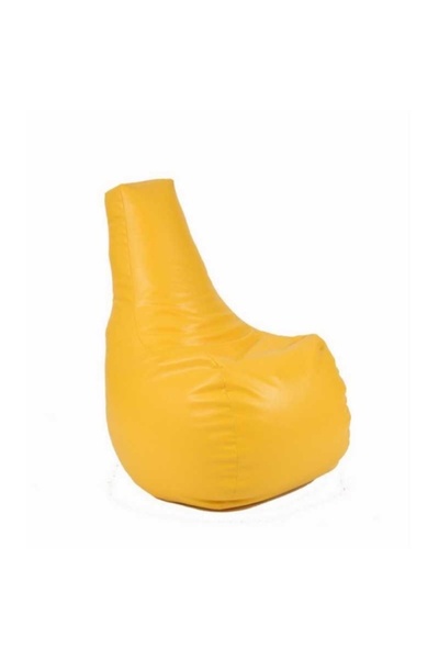 Pufrelax Fotoliu tip Scaun Sunlounger, Material Piele ecologica - Galben