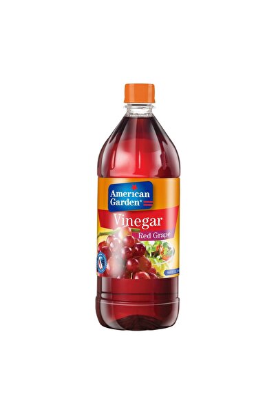 american garden Red Grape Vinegar Gluten-Free 946 ml Natural Vinegar for Cooking and Dressing
