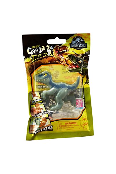 GOO JIT ZU Figurină elastică Minis Jurassic World Albastră