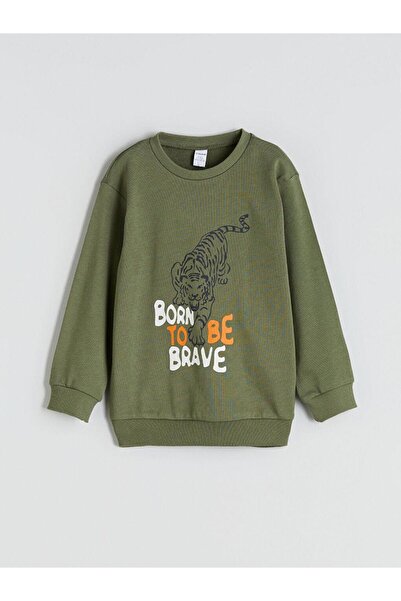 LC Waikiki Hanorac pentru băieți cu gât rotund (W5)