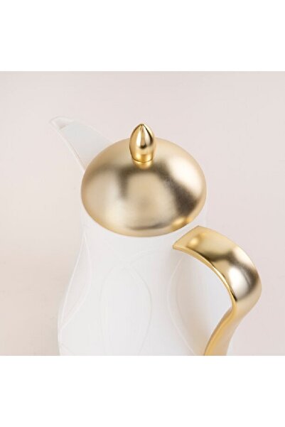 Dallaty White and gold plastic flask 1L 2 pcs