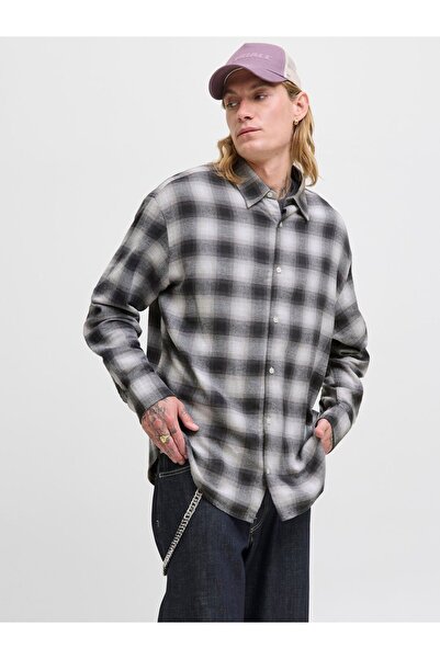 Jack & Jones Cămașă în carouri, croială lejeră