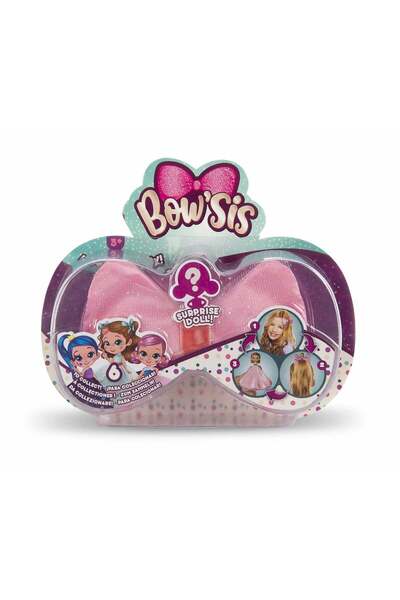 IMC Jucărie Bow Sis cu fundiță roz și păpușă surpriză înăuntru