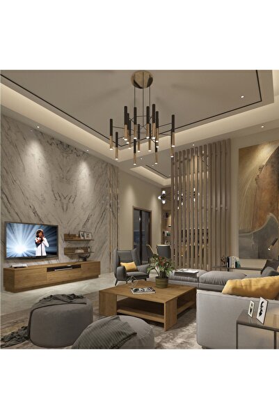 Decoraktiv Trendstyle 4s Mdf Tv Ünitesi ve Orta Sehpa 2'li Set