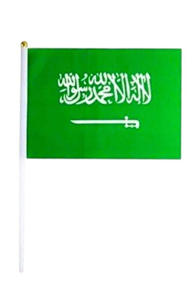 Emoda home Trove علم إيمودا اليدوي لليوم الوطني السعودي 21×14 سم - 100% بوليس...