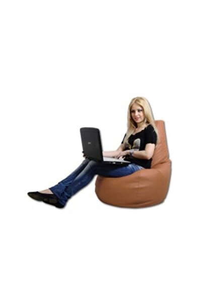 Pufrelax Fotoliu tip Scaun Sunlounger, Material Piele ecologica - Brown