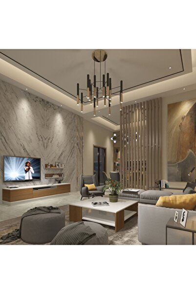 Decoraktiv Trendstyle 4s Mdf Tv Ünitesi ve Orta Sehpa 2'li Set