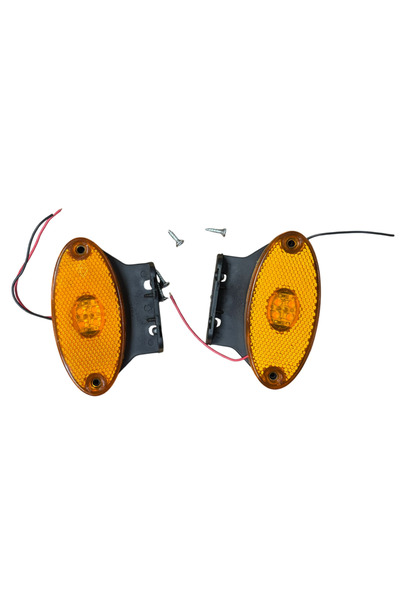 TAS Kasa Dorse Lambası Sarı 24v Oval (E Belgeli) (TAS.006S) 2 Adet Fiyatı