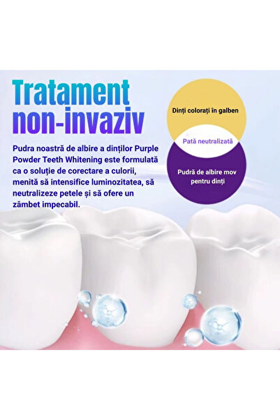 OEM Violet powder for teeth whitening and natural color correction | 50 g, YECUCE®