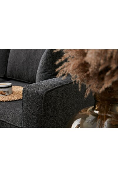 Rabi Berlin Serisi İkili Koltuk Antrasit Gold