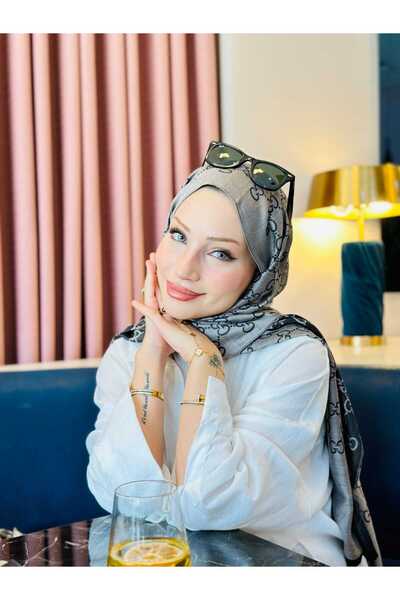 MOD-EXX G Pattern Self-Textured Patterned Italian Double-Tiered Shawl