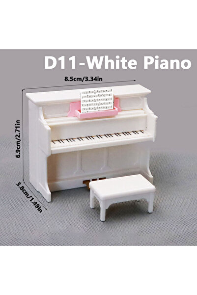 Choice1 D11-W بيت الدمية 1:12 أثاث مصغر مطبخ لعبة طاولة طعام ملحقات بيت الدمي...