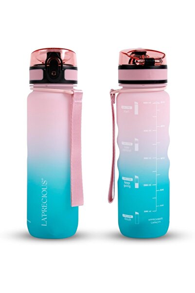 LA' PRECIOUS زجاجة مياه للأطفال والكبار، 500 مل، 350 مل - مادة تريتان أمريكية، غير سامة وخالية من مادة BPA،