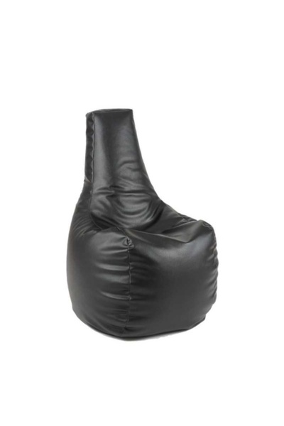 Pufrelax Fotoliu tip Scaun Sunlounger, Material Piele ecologica - Negru