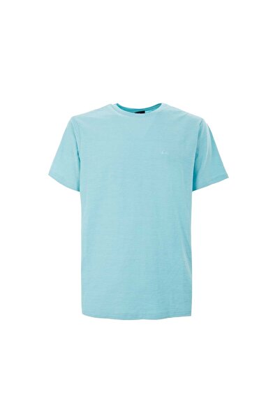 Quiksilver Slub Roundneck Men's Blue T-Shirt Men's T-Shirt Eqykt04377