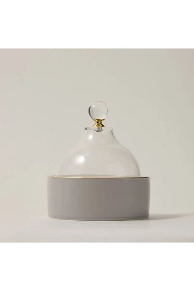 Dallaty porcelain date bowl 12.7cm, grey