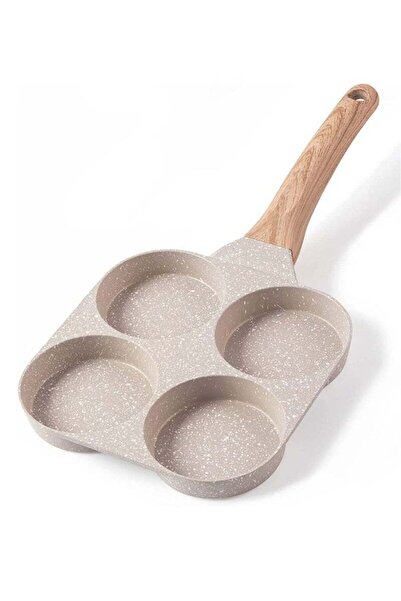 Arabest Egg Pan Omelette Pan, 4-Cup Nonstick Granite Omelette Skillet - Pancake Pan and Healthy Egg Cooker