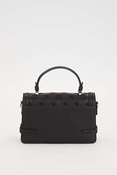 Levidor Siyah Çift Kilit Detaylı El Çantası