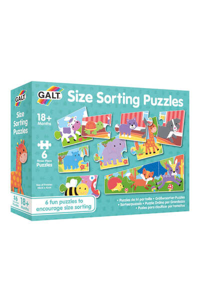 Galt Set 6 puzzle - Animale, 3 piese