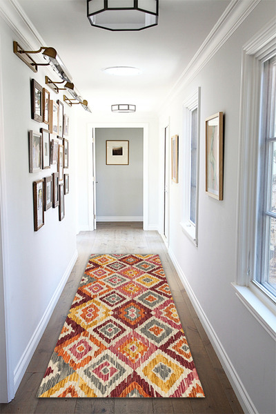 THEMODERNHANE Ψηφιακό εμπριμέ χαλάκι δαπέδου διακοσμητικό που πλένεται στο πλ...