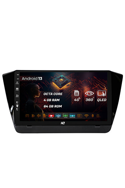 HUB64 Navigatie Superb 3 (2015+), 4GB RAM, Android 13, Octacore, Slot Sim 4G