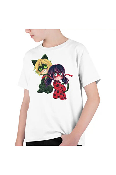 OEM Tricou Copii Baieti Miraculos Animatie Buburuza Adrien Noir