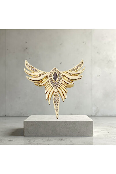 HER YAŞ GÜZEL Anka Kuşu Gold Broş