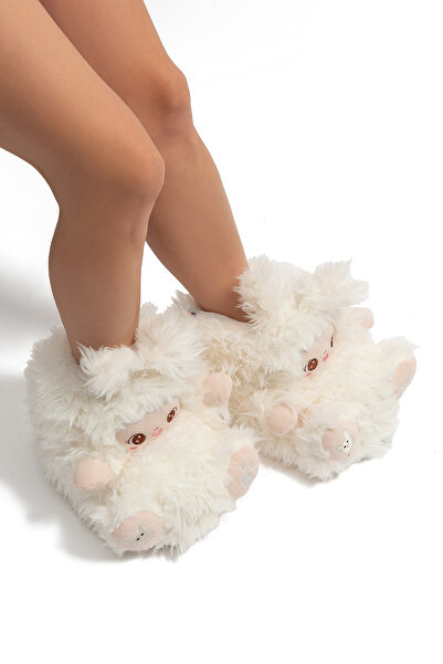 Twigy Lingo Women's Animal Slippers Beige 36/41