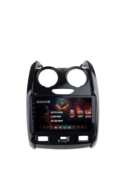 HUB64 Navigatie Dacia Duster (2012-2019), 4GB RAM, Android 13, Octacore, Slot...