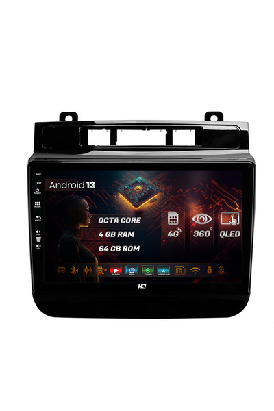 HUB64 Navigatie Volkswagen Touareg (2010-2018), 4GB RAM, Android 13, Octacore...