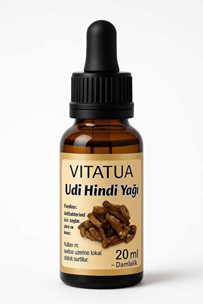 VİTA TUA Udi Hindi Yağı %100 Doğal Bitkisel Uçucu Yağ 20 ML