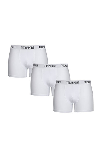 Techsport Boxer Short 3 Pack Men's Boxer (3-Pack) Bx3101 White