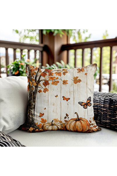 Evmila Husă de pernă cu textură catifelată imprimată pe ambele părți, cu mode...