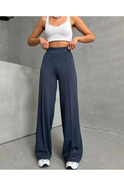 Zerenyus Smoked Trousers with Front Stripes